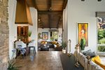 Wet bar and stylish second living room